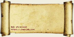 Andjelina Mijajlović vizit kartica